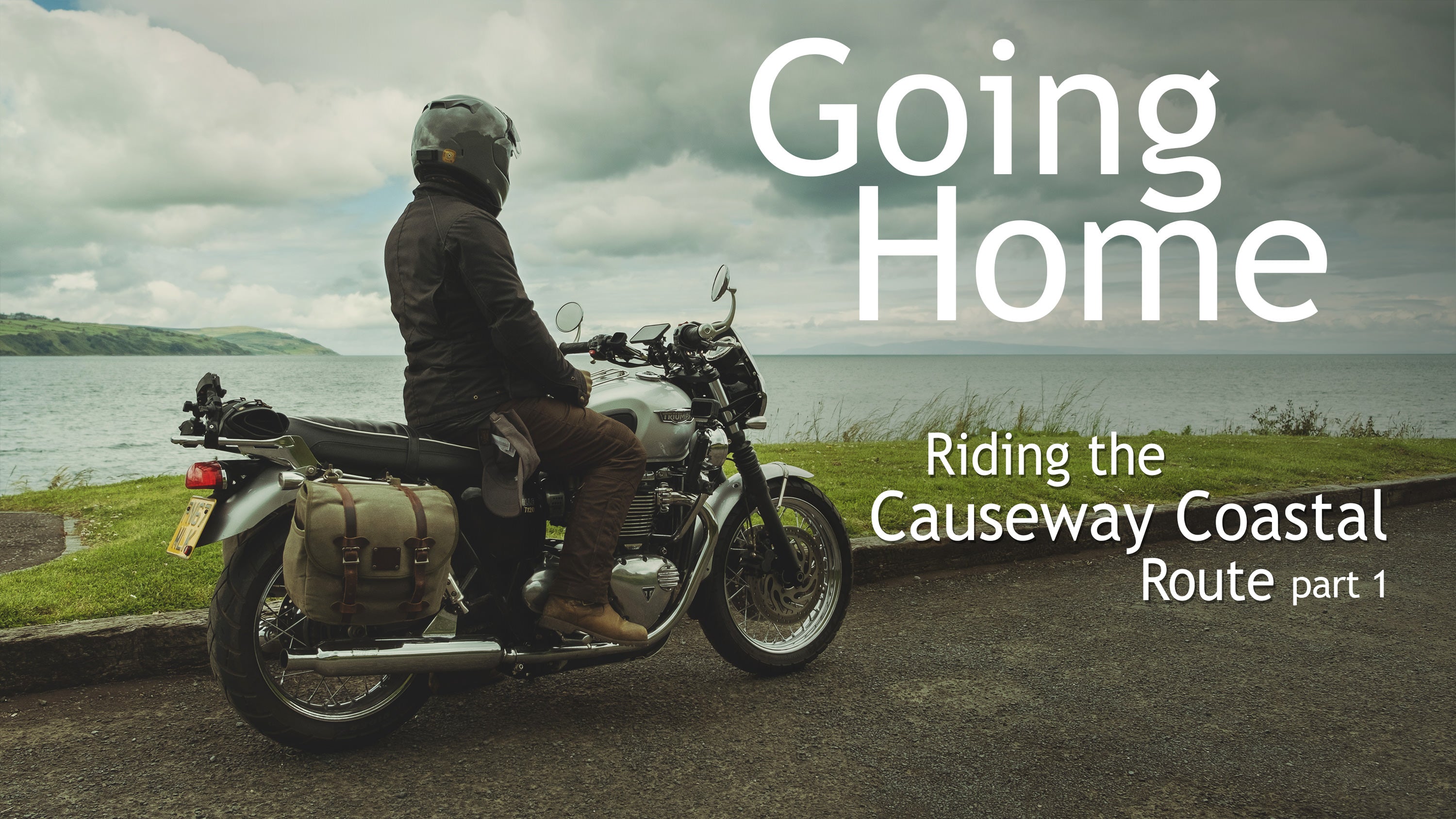 Load video: A motorcycle ride through the countryside